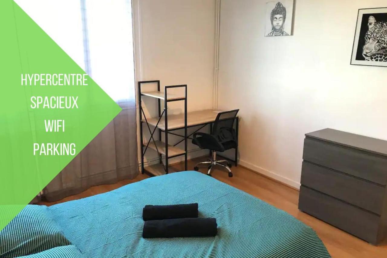 Le Voltaire -2 Chambres- 70M2- Hypercentre-Parking-Wifi Fibre- Nouvelle Literie Tarbes Eksteriør bilde