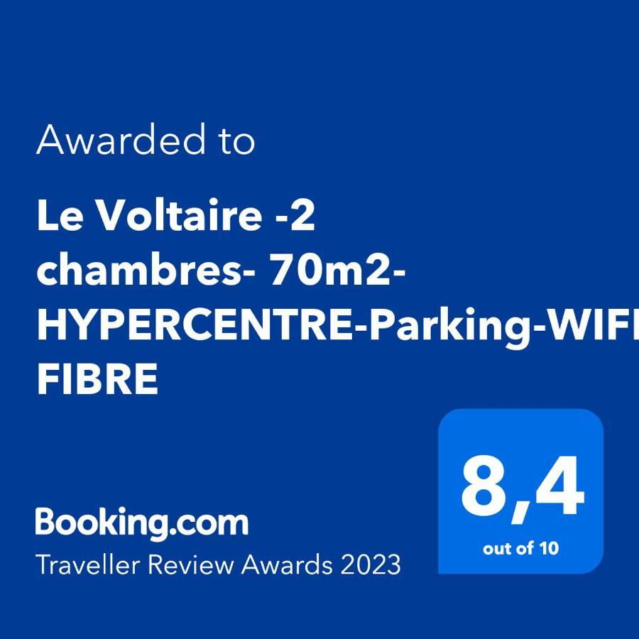 Le Voltaire -2 Chambres- 70M2- Hypercentre-Parking-Wifi Fibre- Nouvelle Literie Tarbes Eksteriør bilde